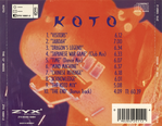 Koto 1994 - The 12'' Mixes.Cover Back.png
